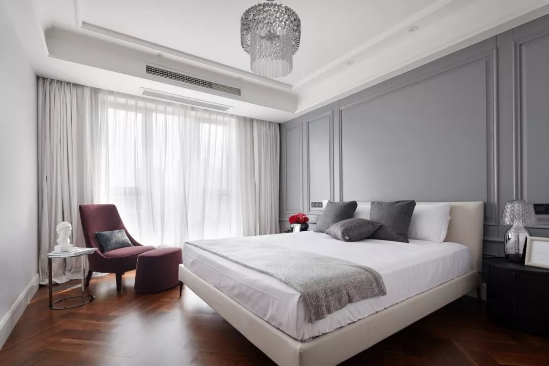 美式现代风格家装设计室内装修效果图-卧室 美式现代风格家装设计室内装修效果图-卧室