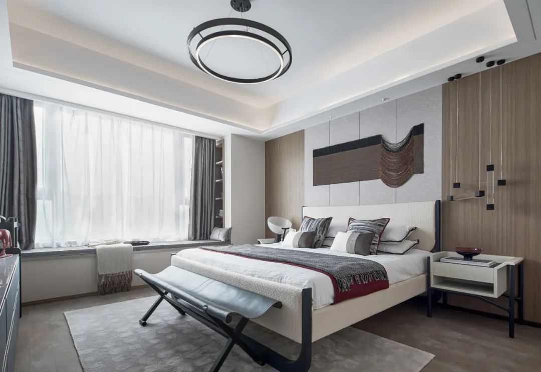 新中式风格室内设计家装案例-主卧 新中式风格室内设计家装案例-主卧