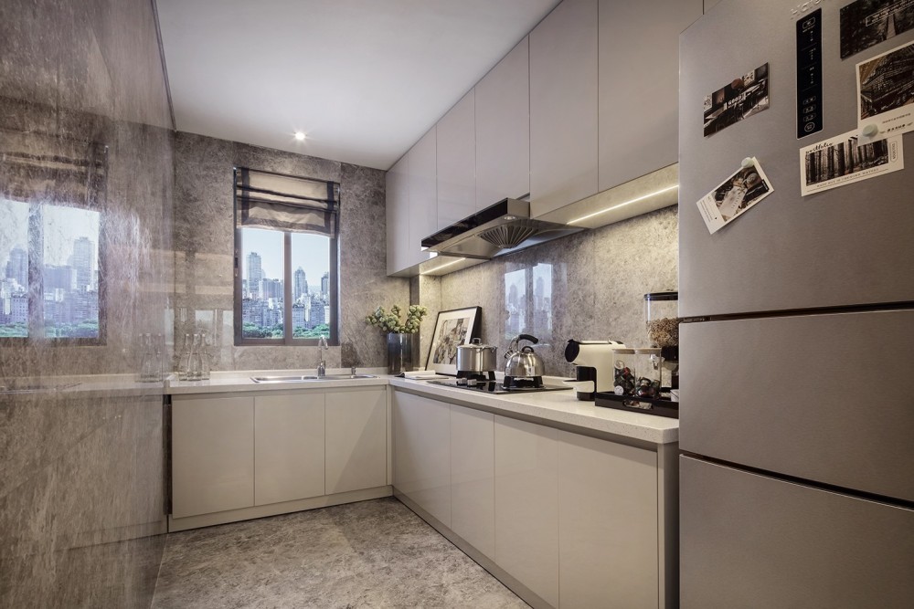 现代轻奢风格室内设计家装案例-厨房 现代轻奢风格室内设计家装案例-厨房