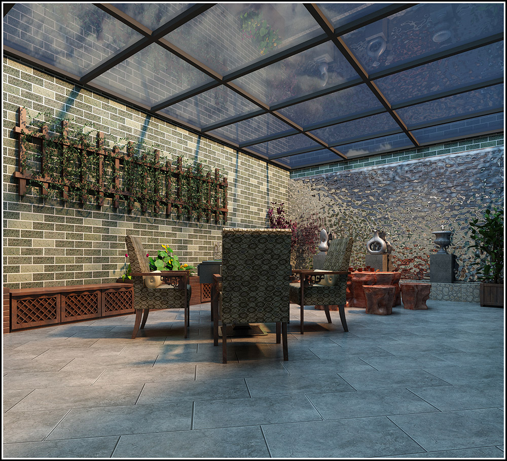 大同铂蓝郡别墅410平米地中海风格装修案例-阳光房 大同铂蓝郡别墅410平米地中海风格装修案例-阳光房