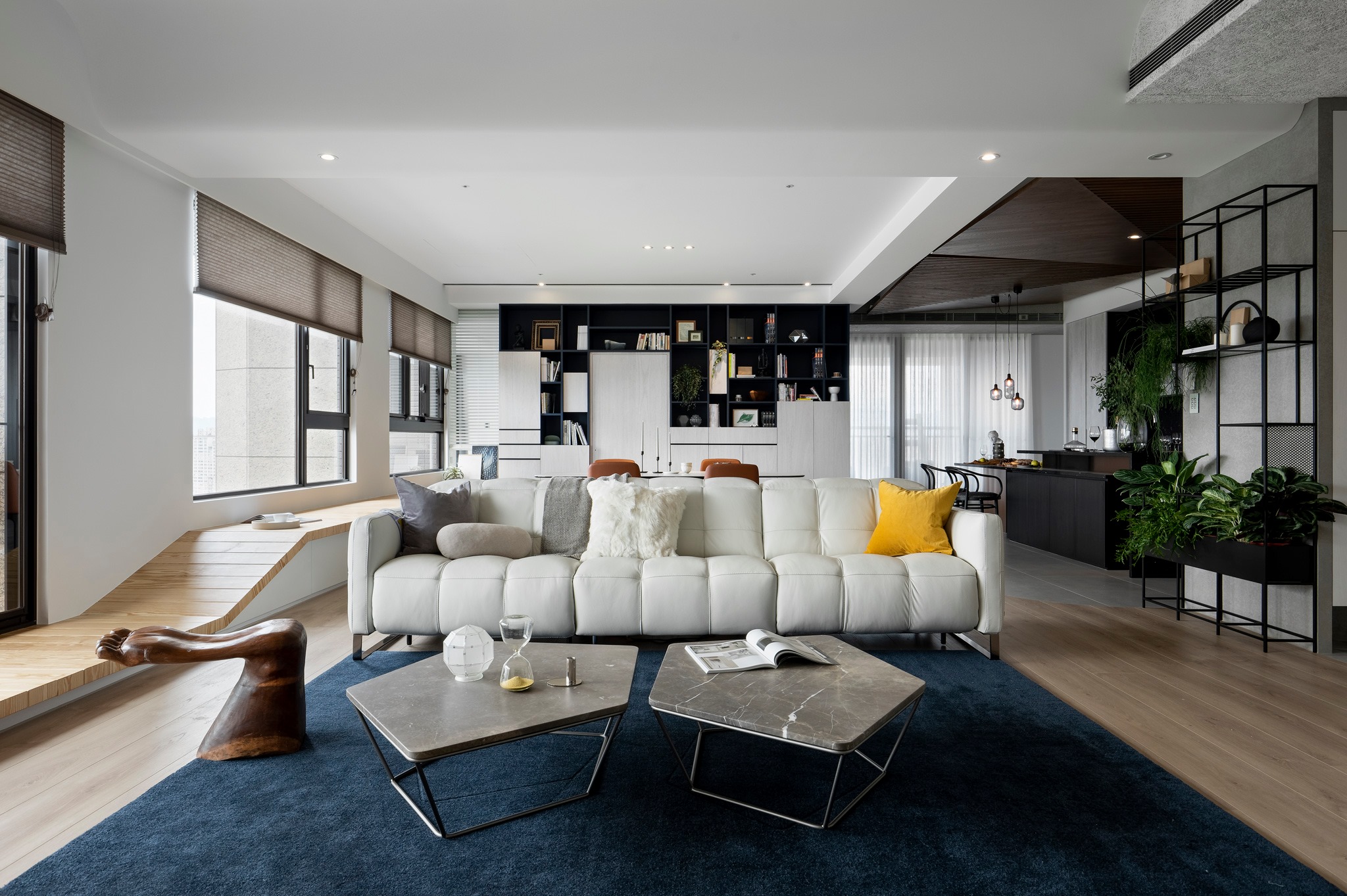 现代简约风格室内家装案例效果图-客厅 现代简约风格室内家装案例效果图-客厅