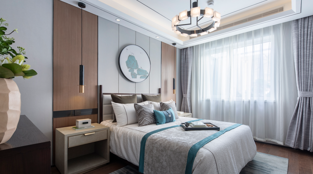 新中式风格室内设计家装案例-次卧 新中式风格室内设计家装案例-次卧