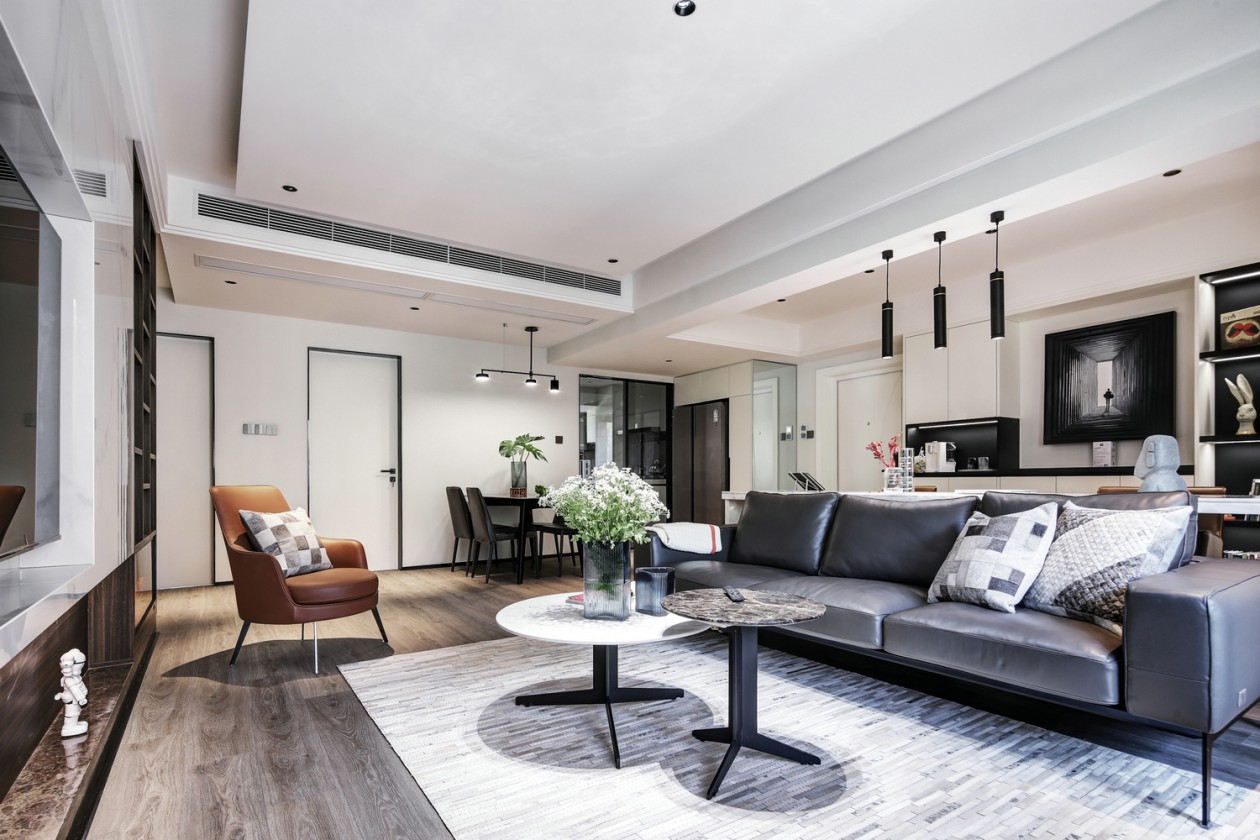 现代简约风格室内设计家装案例-客餐厅 现代简约风格室内设计家装案例-客餐厅