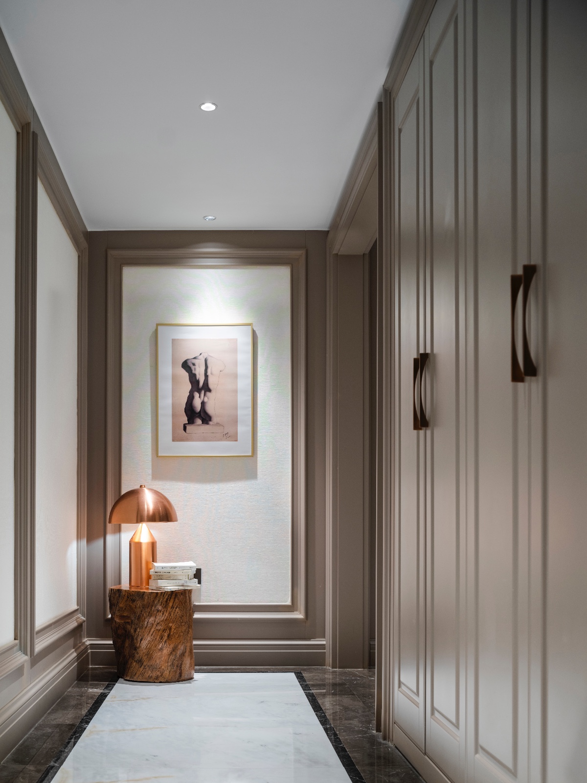 现代美式风格家装设计室内装修效果图-玄关 现代美式风格家装设计室内装修效果图-玄关