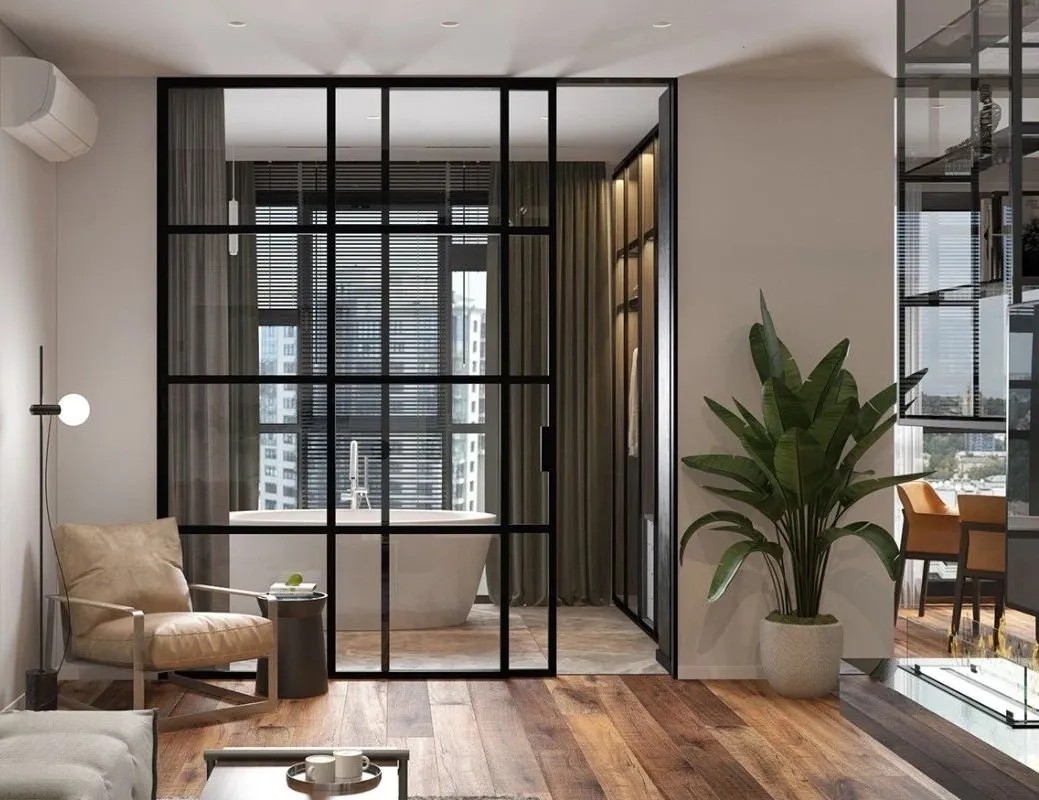 装修案例轻奢风格室内装修效果图-淋浴房 装修案例轻奢风格室内装修效果图-淋浴房