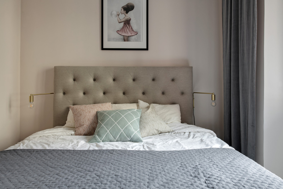 北欧风格室内家装案例效果图-卧室 北欧风格室内家装案例效果图-卧室