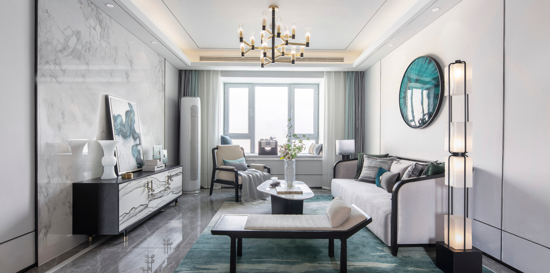 新中式风格室内设计家装案例-客厅 新中式风格室内设计家装案例-客厅