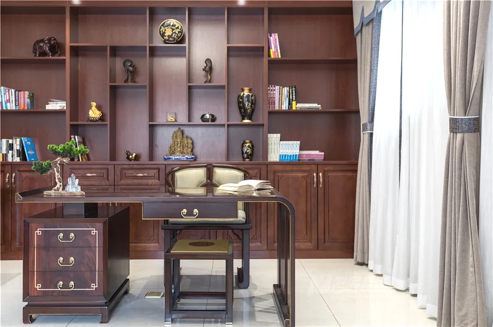 别墅大宅装修设计-书房书柜 别墅大宅装修设计-书房书柜